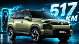  ஒருமுறை சார்ஜ் செய்தால் 517 கி.மீ...புதிய MG Hector Tomahawk EV அறிமுகம்!
