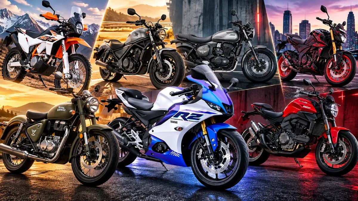 ரூ.92,990 முதல் ரூ.13.99 லட்சம் வரை! ஆகஸ்ட் 2026-ல் அறிமுகமான பைக்குகள்!