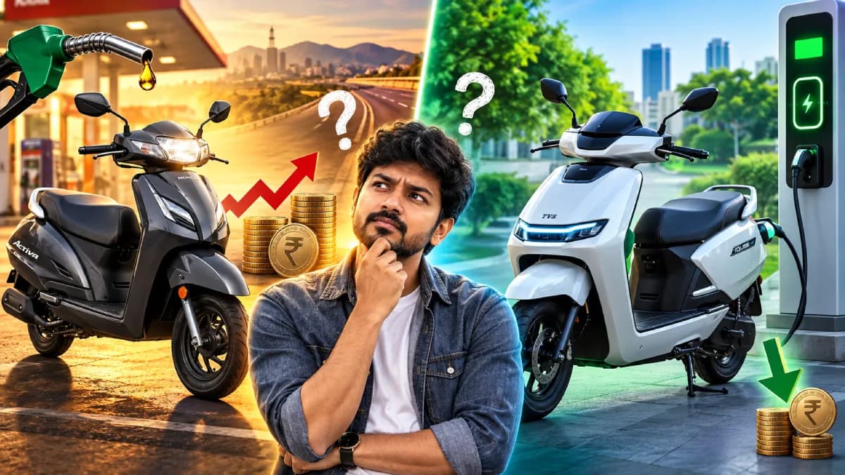 பெட்ரோல் Vs எலக்ட்ரிக் ஸ்கூட்டர்! மாதம் ரூ.2,000 செலவா? ரூ.300 போதுமா?