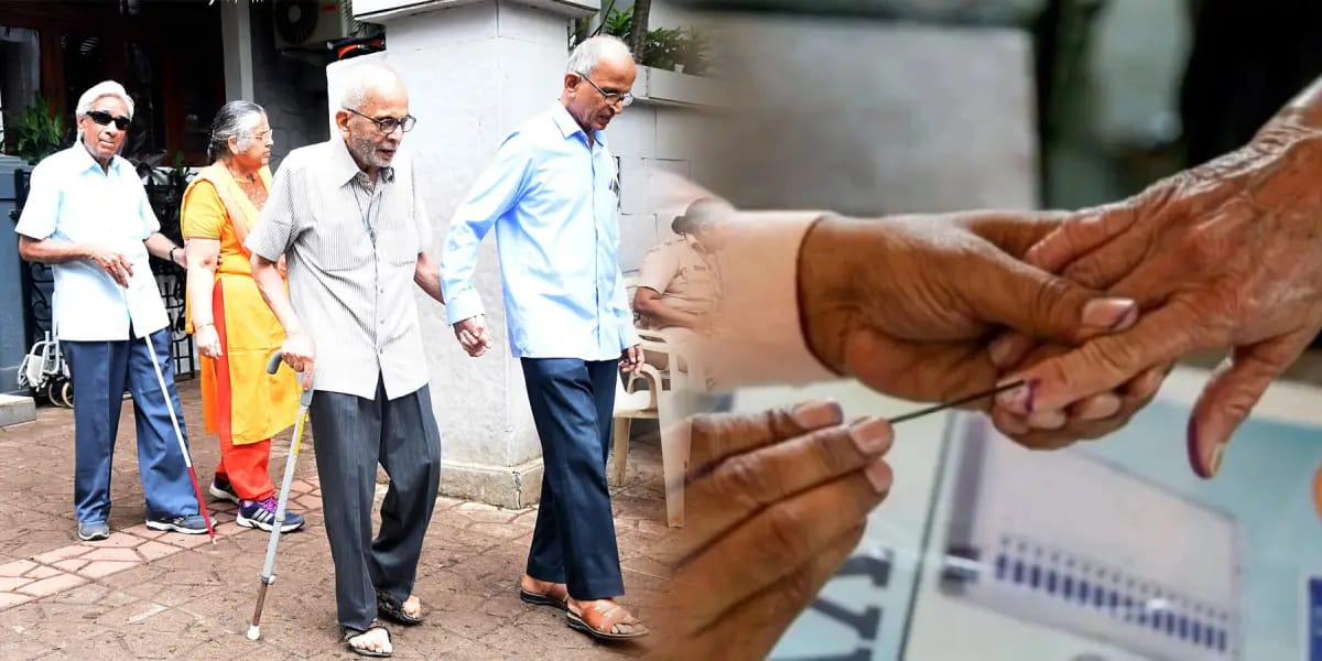 Senior Citizen in Vote