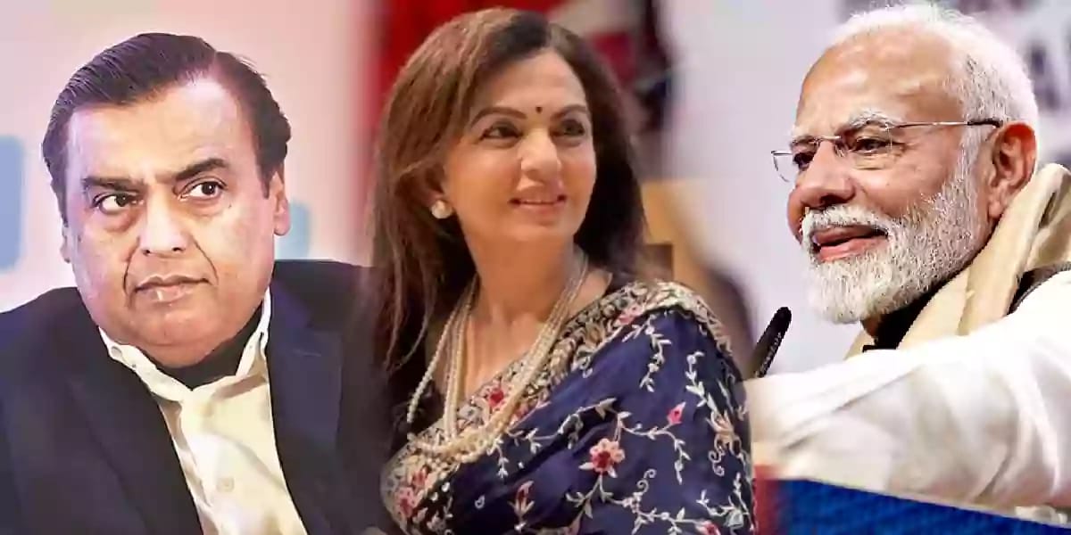Nita Ambani PM MODI ambani