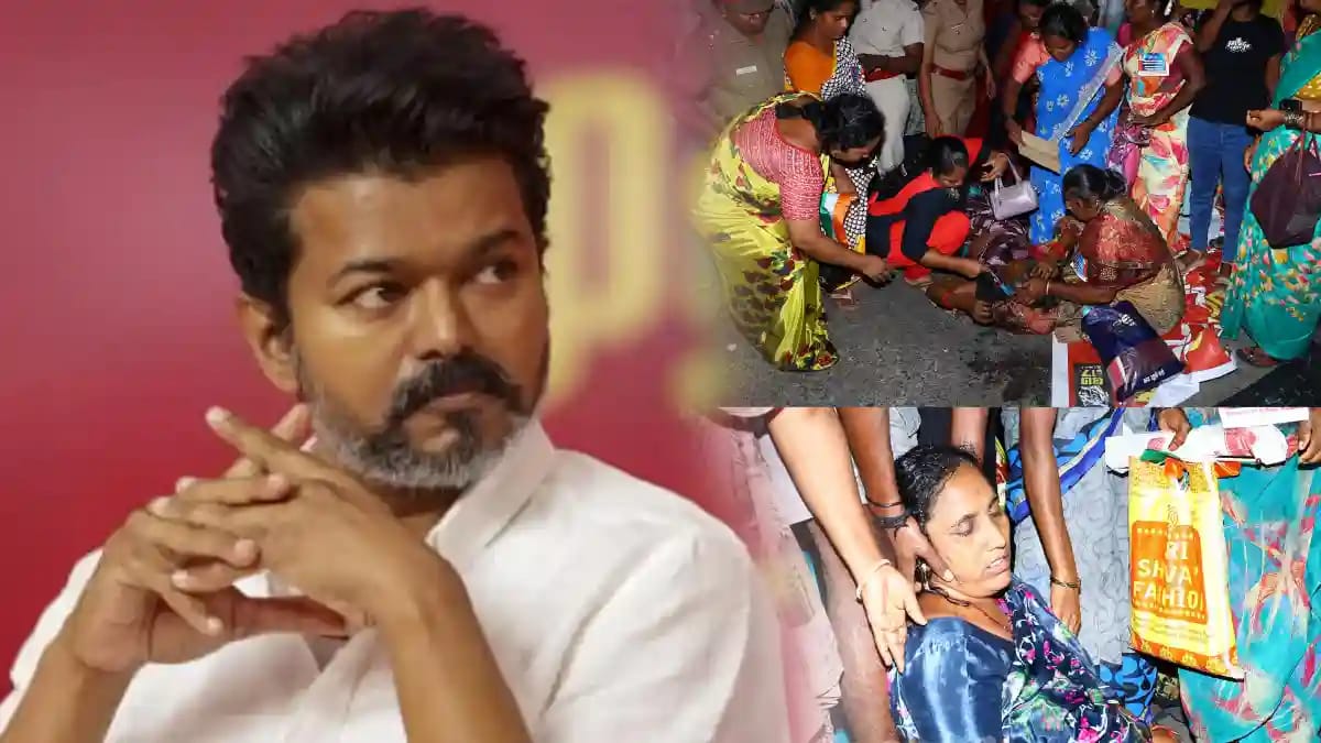 tvk vijay SanitationWorkersProtest