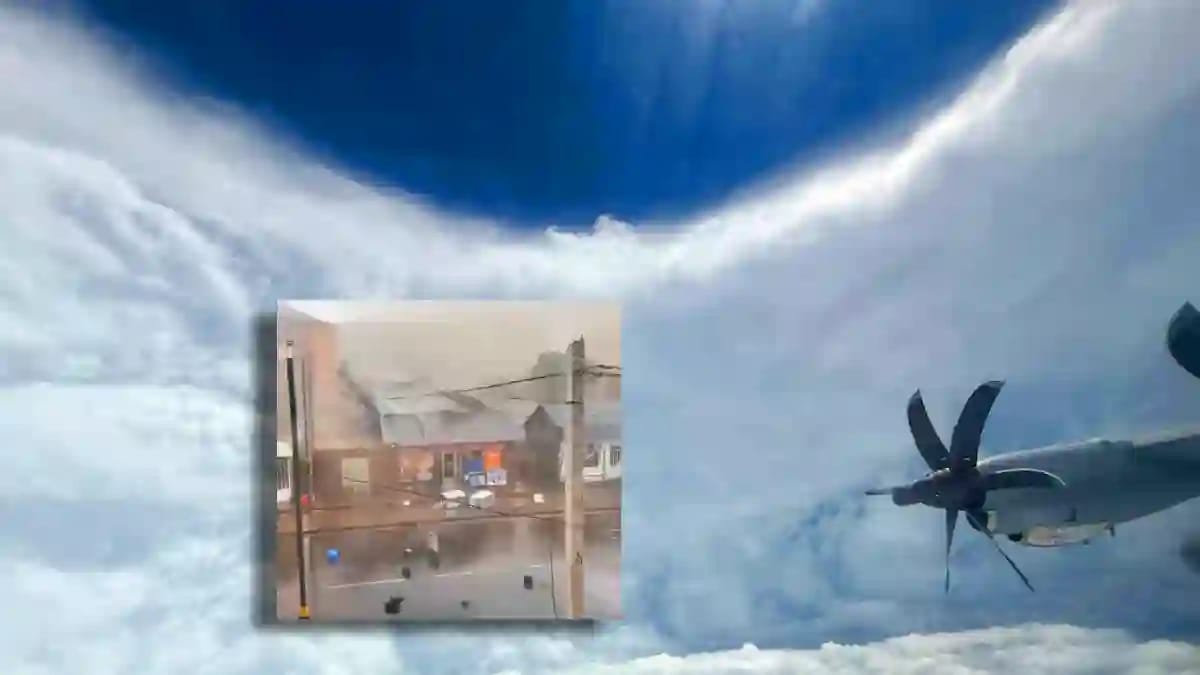 US plane Hurricane Melissa