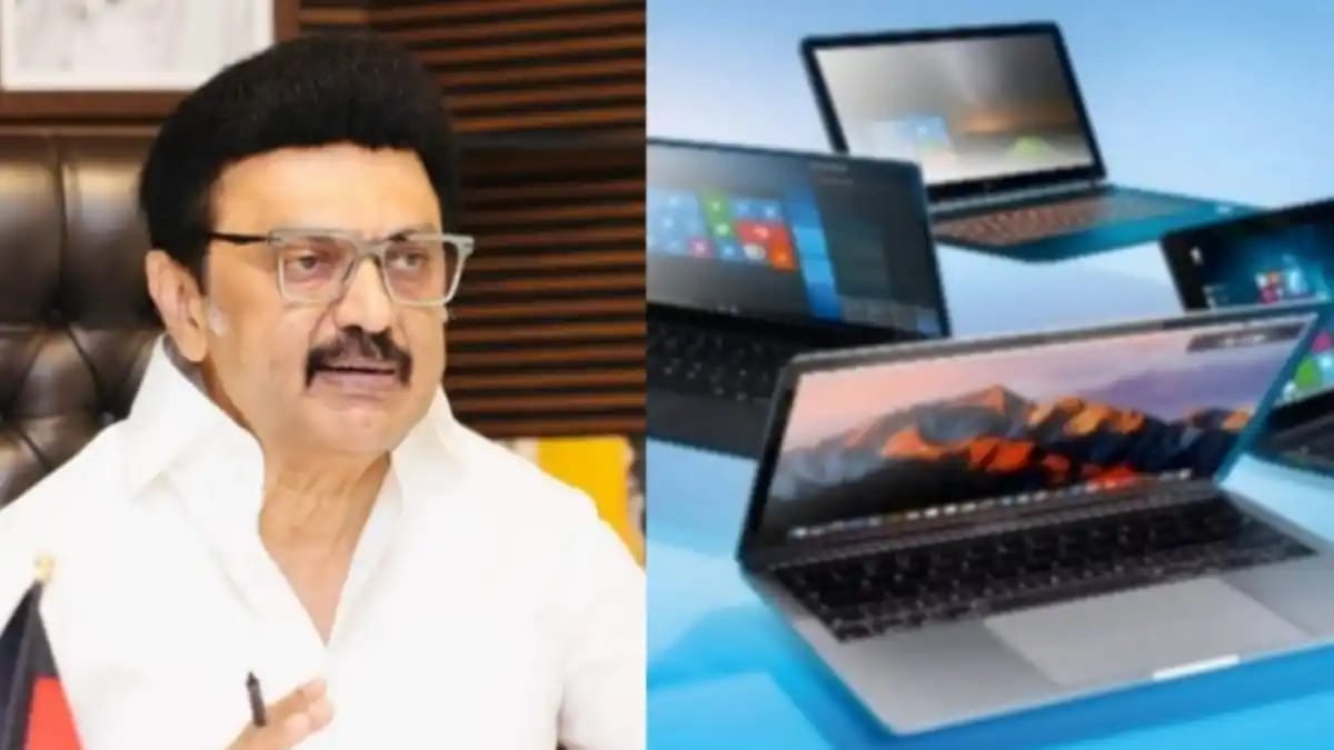 mk stalin laptop scheme