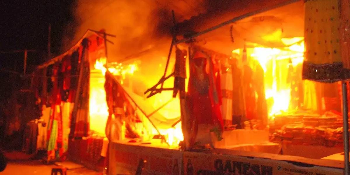 Fire Accident in Hydrabed