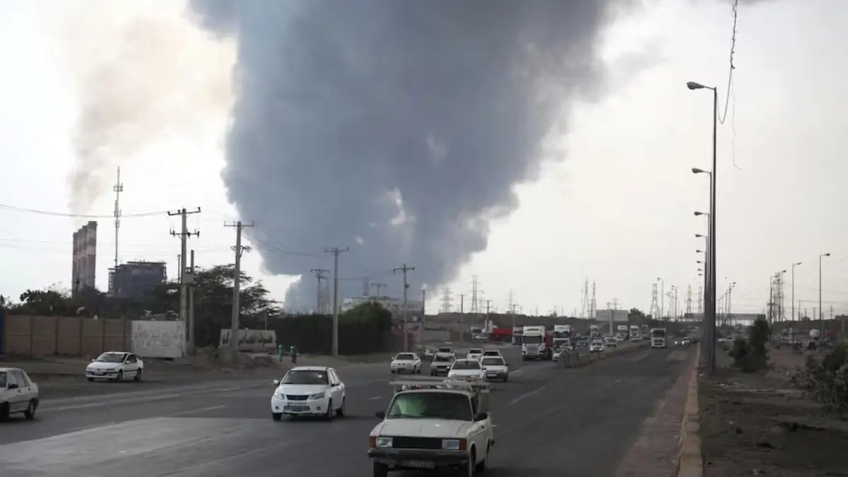 Explosion at Bandar Abbas harbor