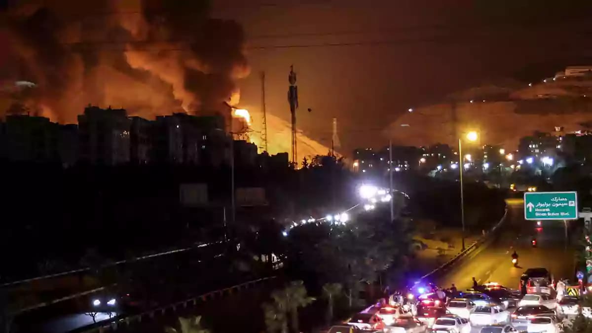 oil depots iran