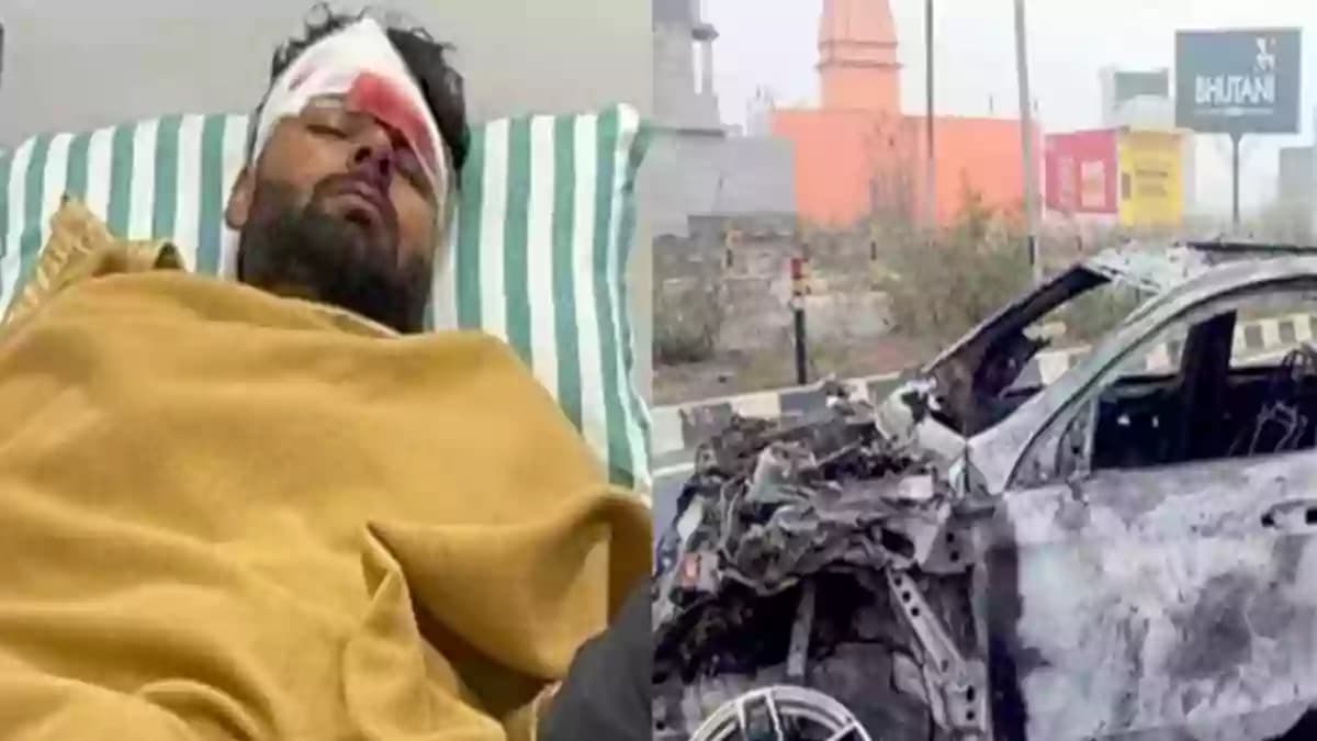 rishabh pant accident