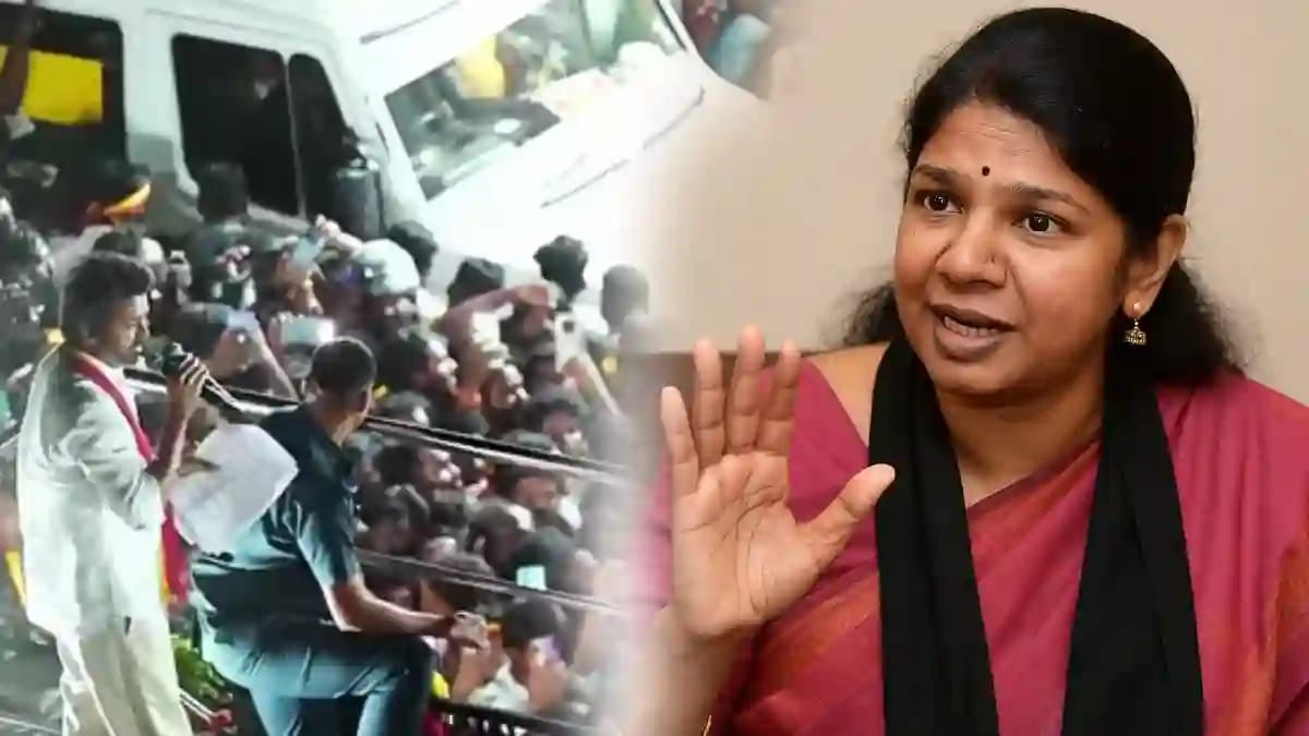 Kanimozhi Karunanidhi about tvk