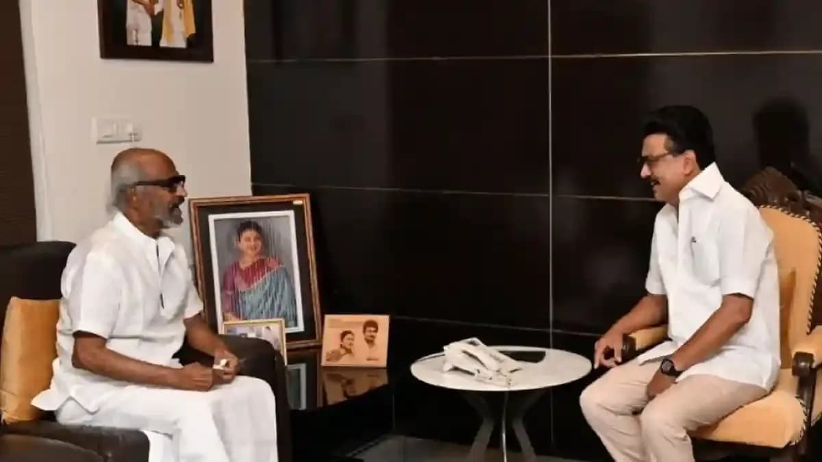 ஸ்டாலின் வீட்டுக்கே நேரில் சென்ற ரஜினிகாந்த்! என்ன பேசினார் தெரியுமா?