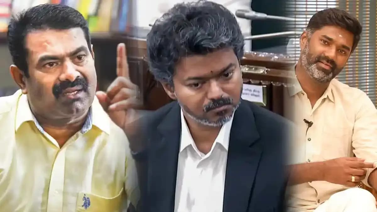 கொலைகாரர்கள் மீது பாயாத சட்டம் மாரிதாஸ் மீது பாய்வதா? தவெக அரசுக்குச் சீமான் விடுத்த காரசாரக் கேள்விகள்!