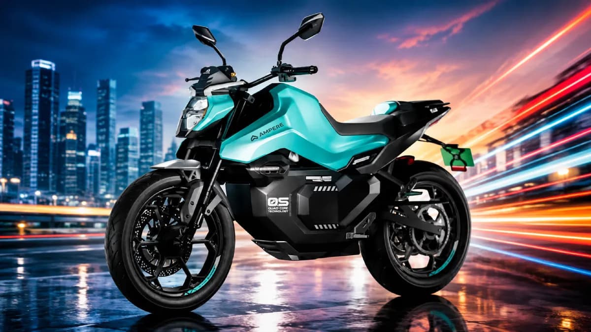 1.40 லட்சம் பட்ஜெட்டில் 200 கி.மீ மைலேஜ்...இளைஞர்களுக்காக வருகிறது Ampere Xyber Electric Bike!