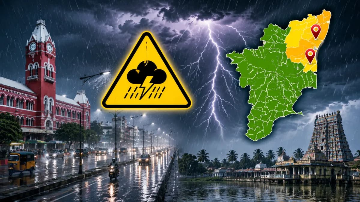சென்னை, செங்கல்பட்டுக்கு கனமழை எச்சரிக்கை! அடுத்த 7 நாட்களுக்கான வானிலை அப்டேட்!