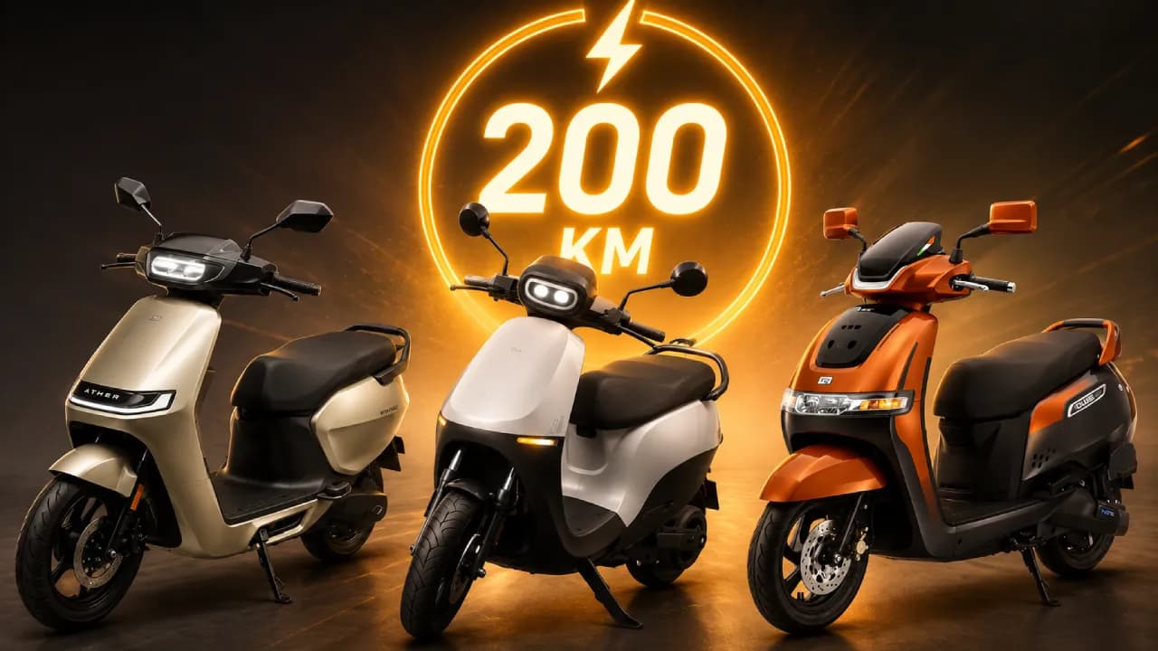 200 கி.மீ மைலேஜ் தரும் எலக்ட்ரிக் ஸ்கூட்டர்! ரூ.1 லட்சத்திற்குள் 3 சிறந்த சாய்ஸ் எது?