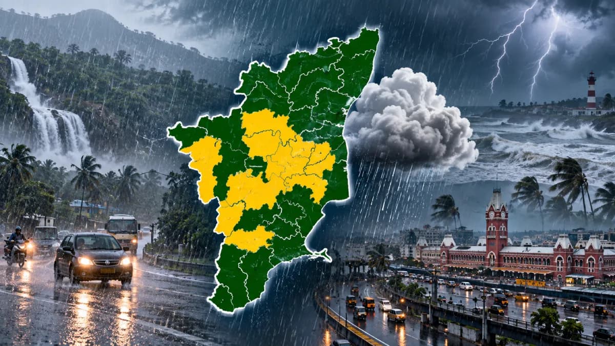 தேனி, திண்டுக்கல், ஈரோடு மாவட்டங்களில் கனமழை வாய்ப்பு....வானிலை மையம் அலர்ட்!