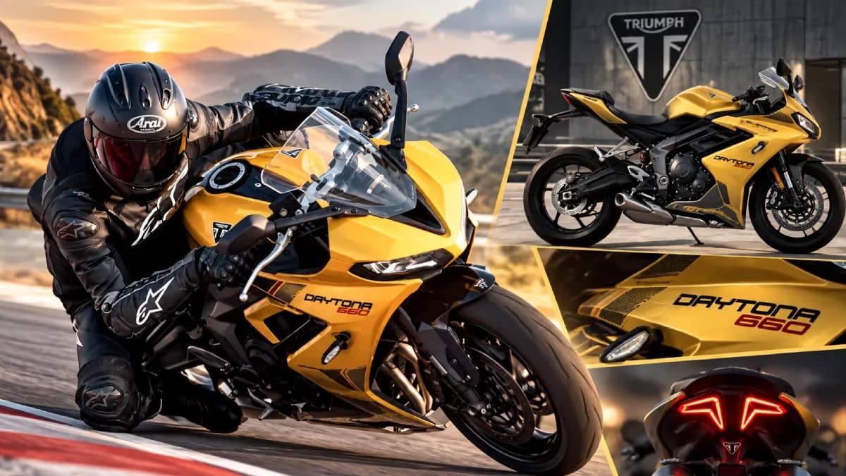95 PS பவர்... 24 கி.மீ மைலேஜ்! புதிய Triumph Daytona 660 இந்தியாவில் அறிமுகம்!