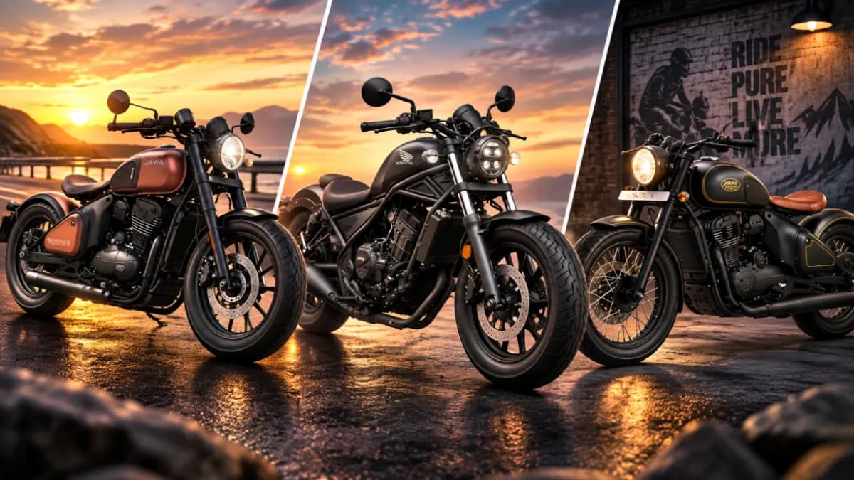 ரூ.5 லட்சம் தேவையில்லை! ரூ.2.04 லட்சத்தில் கிடைக்கும் 3 மாஸ் Bobber பைக்குகள்!