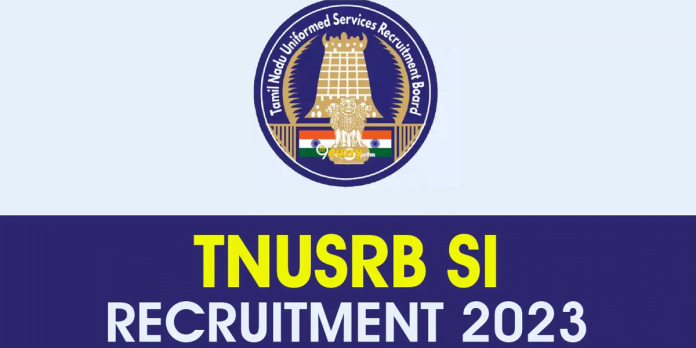 TNUSRB SI Recruitment 2023