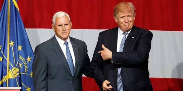 Mike Pence and Trump