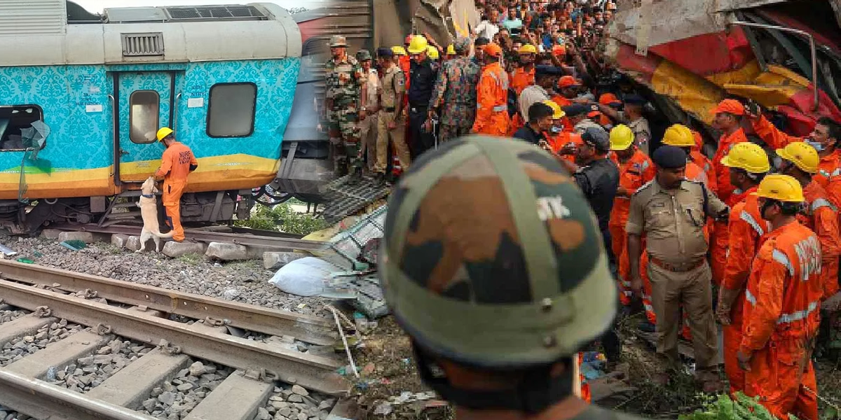 Restoration work Balasore Train Accident