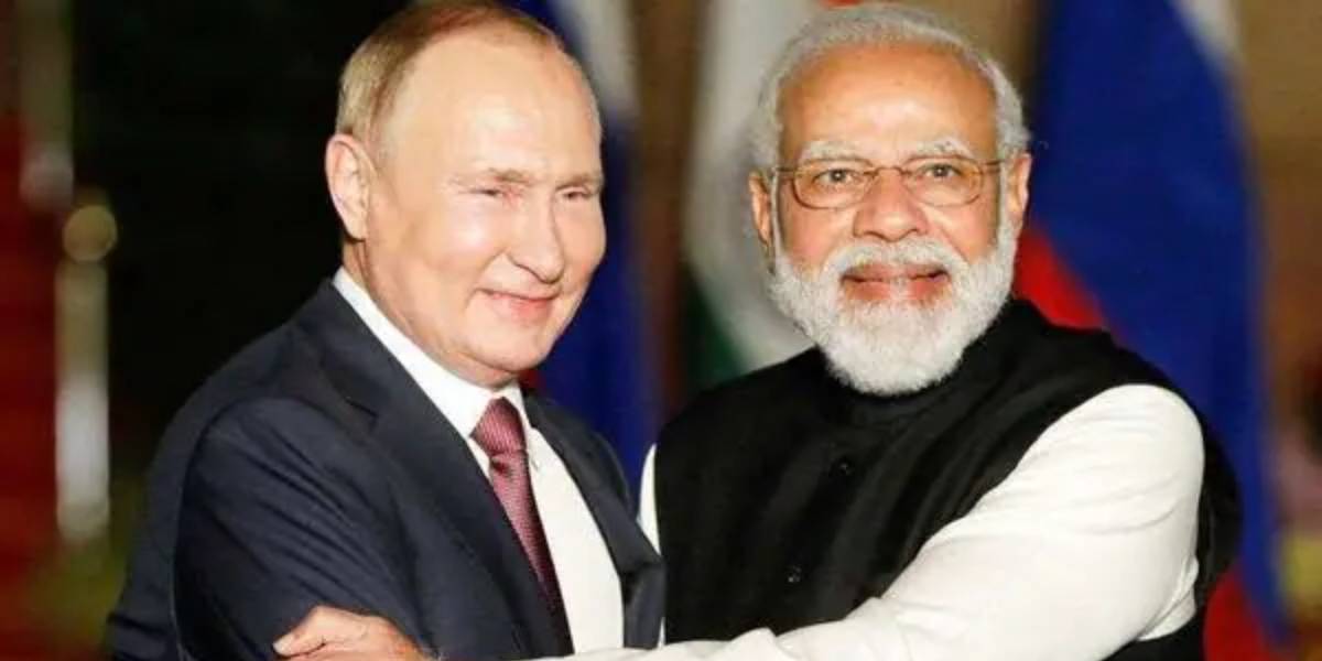 Russia President Putin and Prime Minister Modi