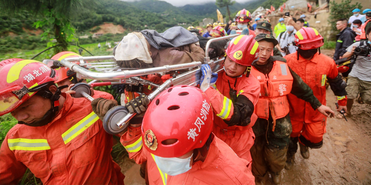 china landslide