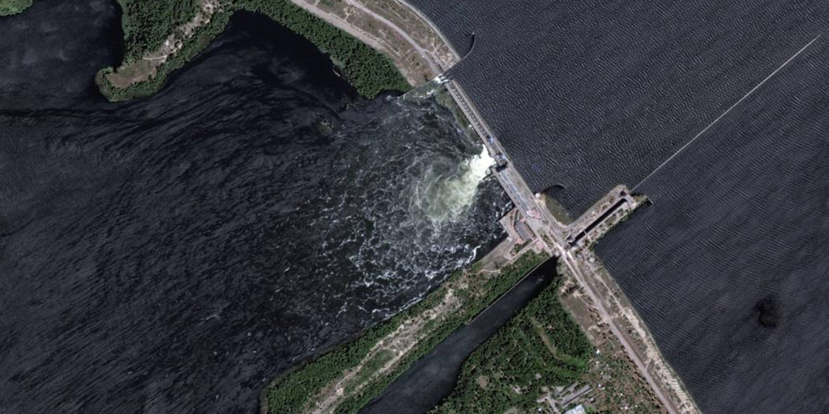 Ukraine Dam Blown Up