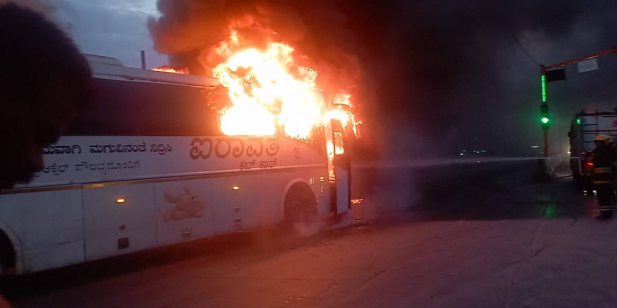 Bus Fire Accident