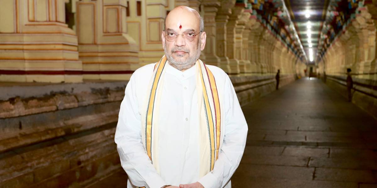 Central Minister Amit shah visit in Rameswaram temple