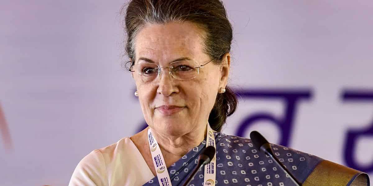 Congress leader Sonia Gandhi