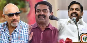 Actor Sathyaraj - NTK Party Leader Seeman - ADMK Chief Secretary Edapadi Palanisamy