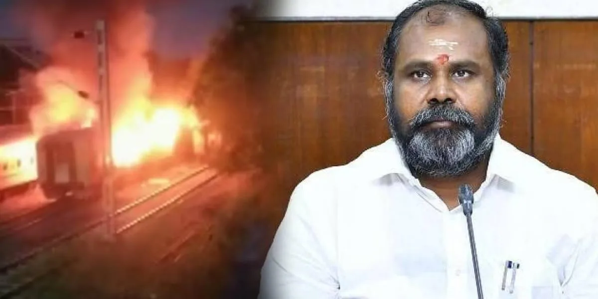 Minister RB Udhayakumar says about Madurai Train Fire Accident