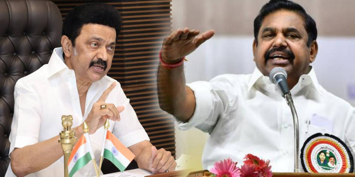 Tamilnadu CM MK Stalin - ADMK Chief secratary Edappadi Palanisamy