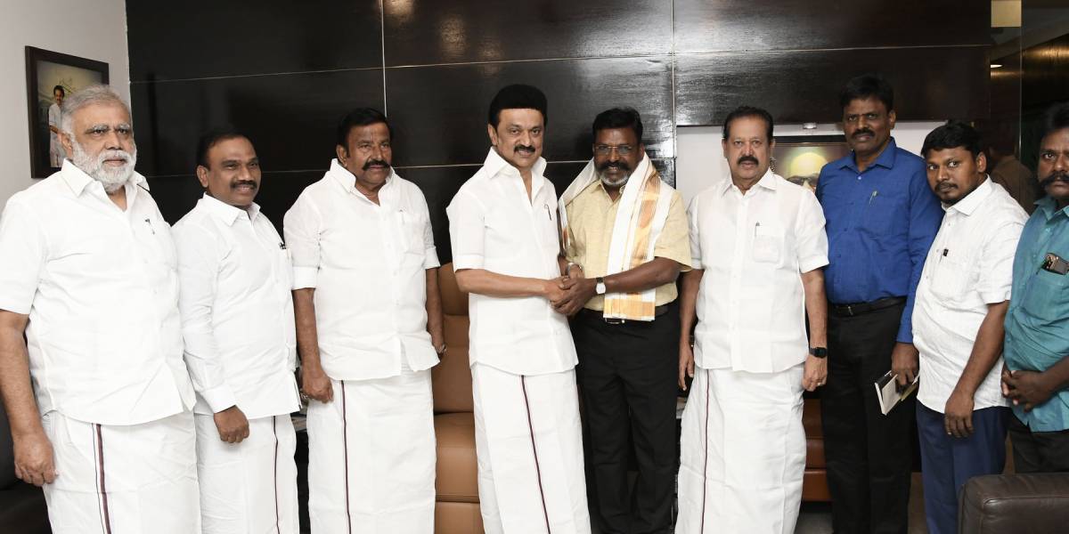 Tamilnadu CM MK Stalin wishes to VCK Leader MK Stalin
