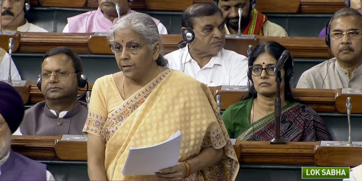 Union Minister Nirmala Sitharaman speak in Lok sabha