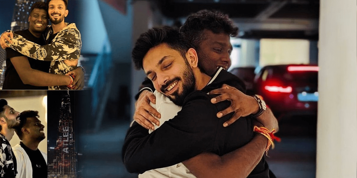 Anirudh hug atlee