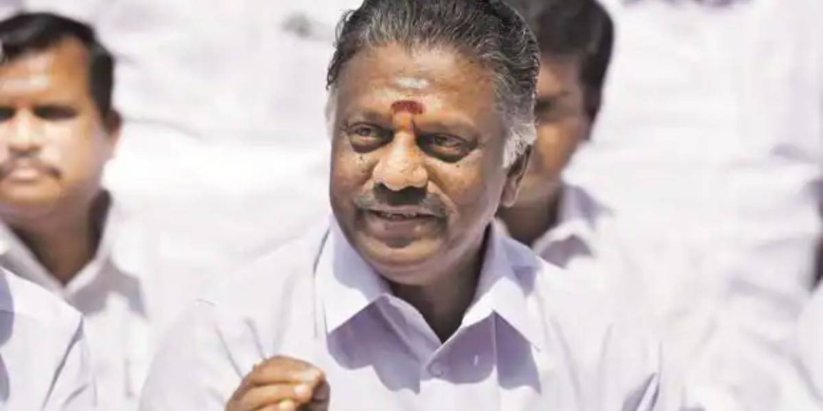 Former Tamilnadu CM O Pannerselvam