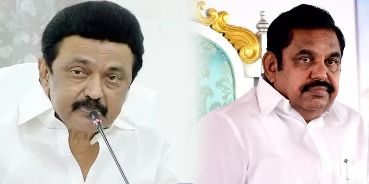 Tamilnadu CM MK Stalin - ADMK Chief Secretary Edappadi Palanisamy