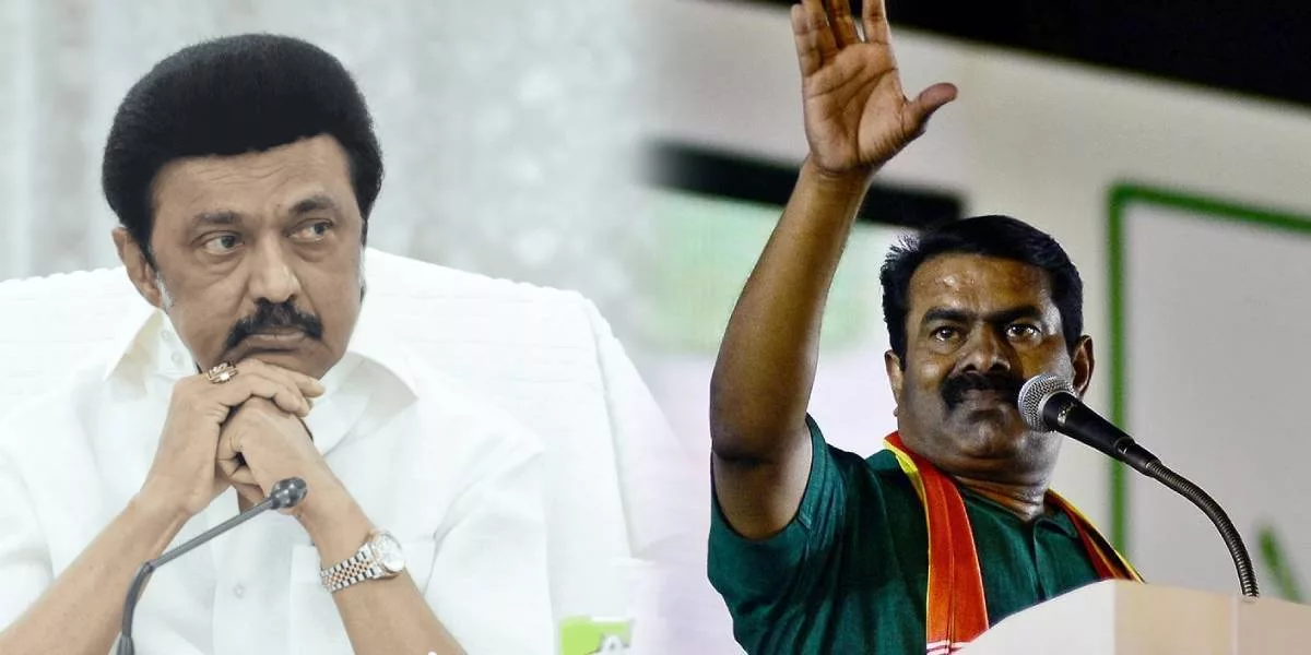 Tamilnadu CM MK Stalin - NTK Leader Seeman