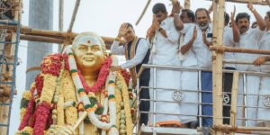 BJP Leaders Tribute Muthuramalinga Thevar statue