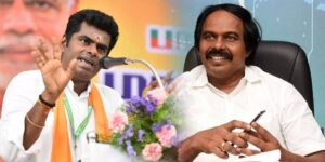 BJP State President Annamalai - Tamilnadu Minister Mano Thangaraj