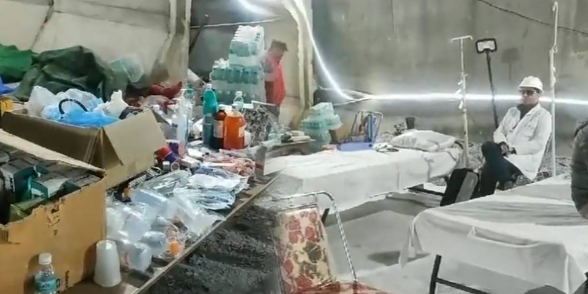 Temporary Medical Camp in Uttarkasi Tunnel