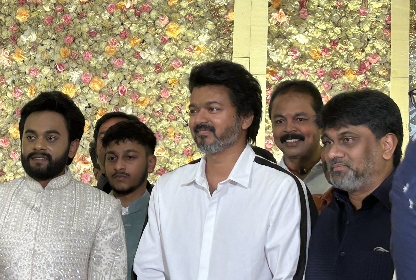 vijay at Lalith Kumar's Son Wedding