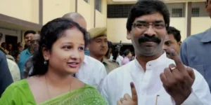 Jharkhand CM Hemant soren and his wife Kalpana