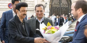 MK Stalin Spain Trip