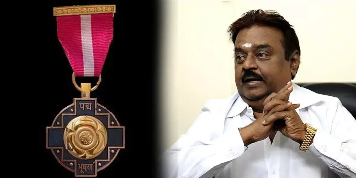 Padma Bhusan award - DMDK Leader Vijayakanth