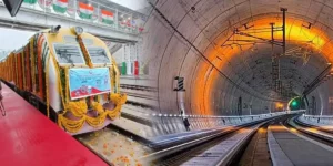 PM Modi inaugurated India largest railway tunnel