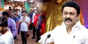 CM MK Stalin campagain in Thoothukudi Market