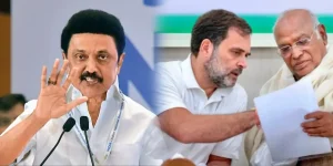 MK Stalin - Rahul Gandhi - Mallikarjun Kharge