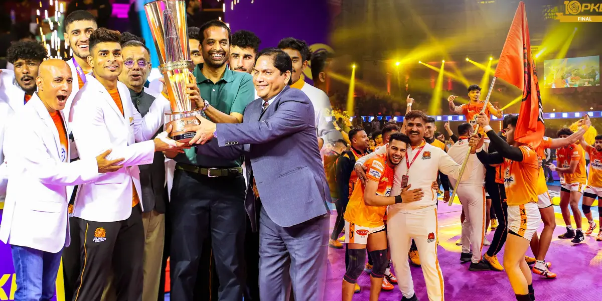 PKLSeason10 - Champions Puneri Paltan [Image source : X/ProKabaddi]